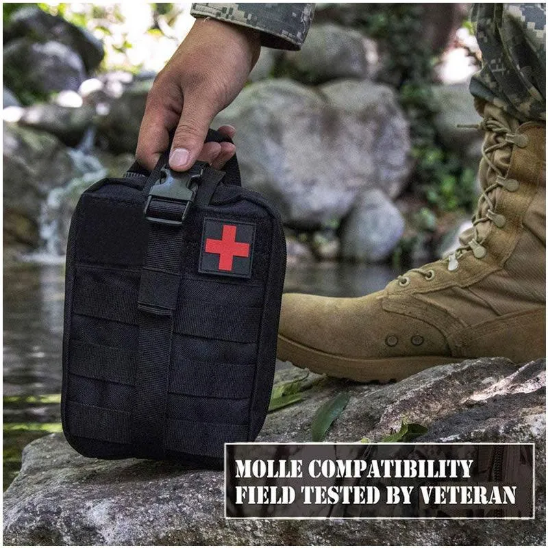 182 in 1 Tactical Emergency Outdoor First Aid and Survival Kit AGCY-16