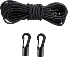 1Set Elastic Bungee Cord Kit with Hooks Heavy Duty Shock Cord for Kayak Tent and Outdoor Use Durable and Flexible Bungee Straps for Various Applications