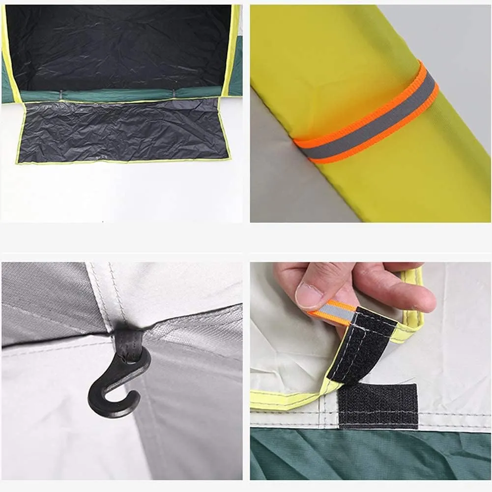 4 Sided 3 Windows Fully Automatic Pop-up Camping Tent JG20375529