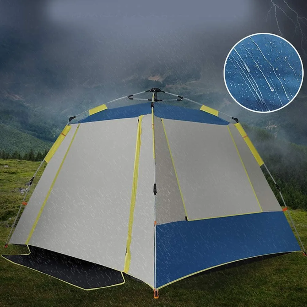 4 Sided 3 Windows Fully Automatic Pop-up Camping Tent JG20375529