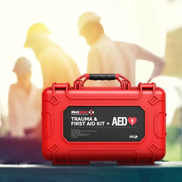 Aero Healthcare M600-7 Modulator Trauma Kit with Bleed Control without AED - XL Rugged Hard Case