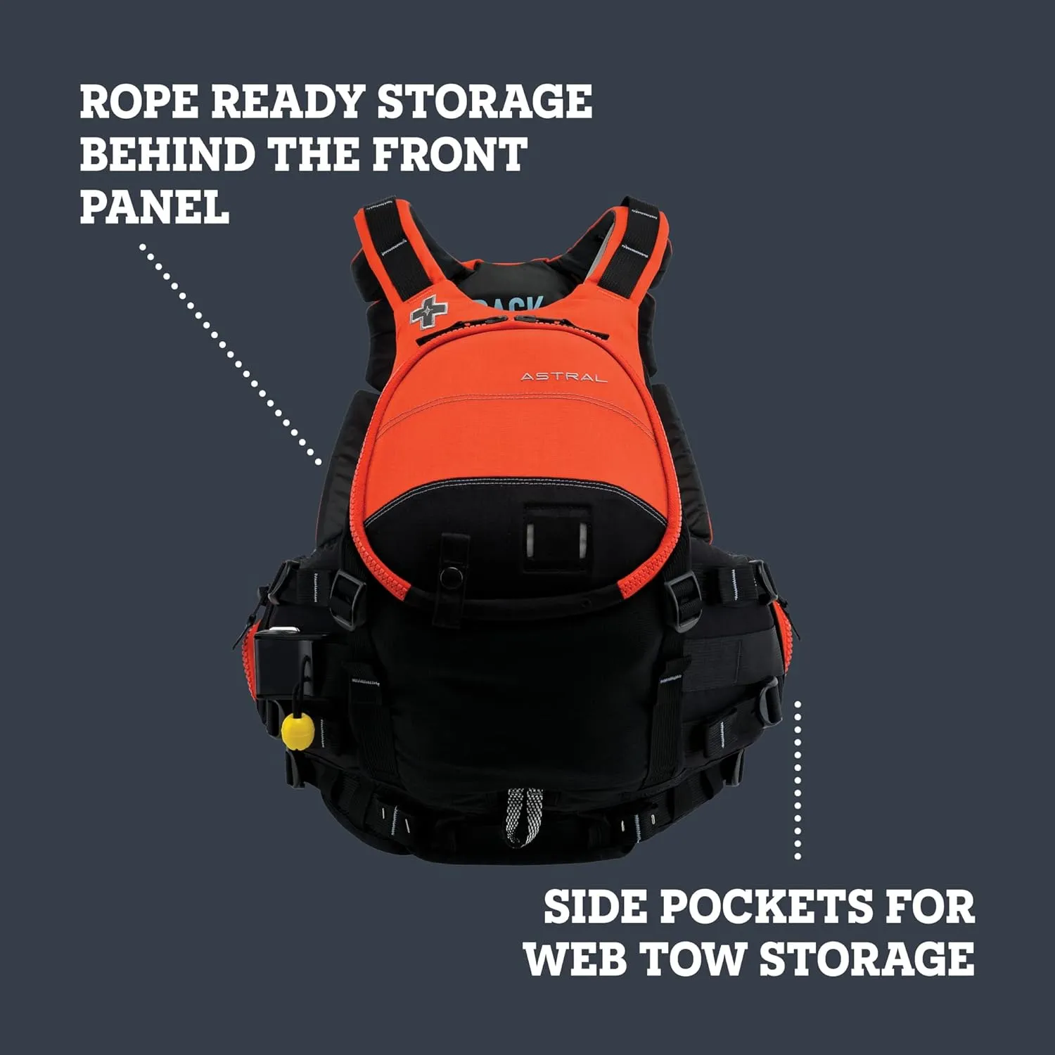 Astral, GreenJacket, Life Jacket/Life Vest for Adults, PFD for Whitewater, Rescue, Kayaking, Fishing, SUP, Rafting
