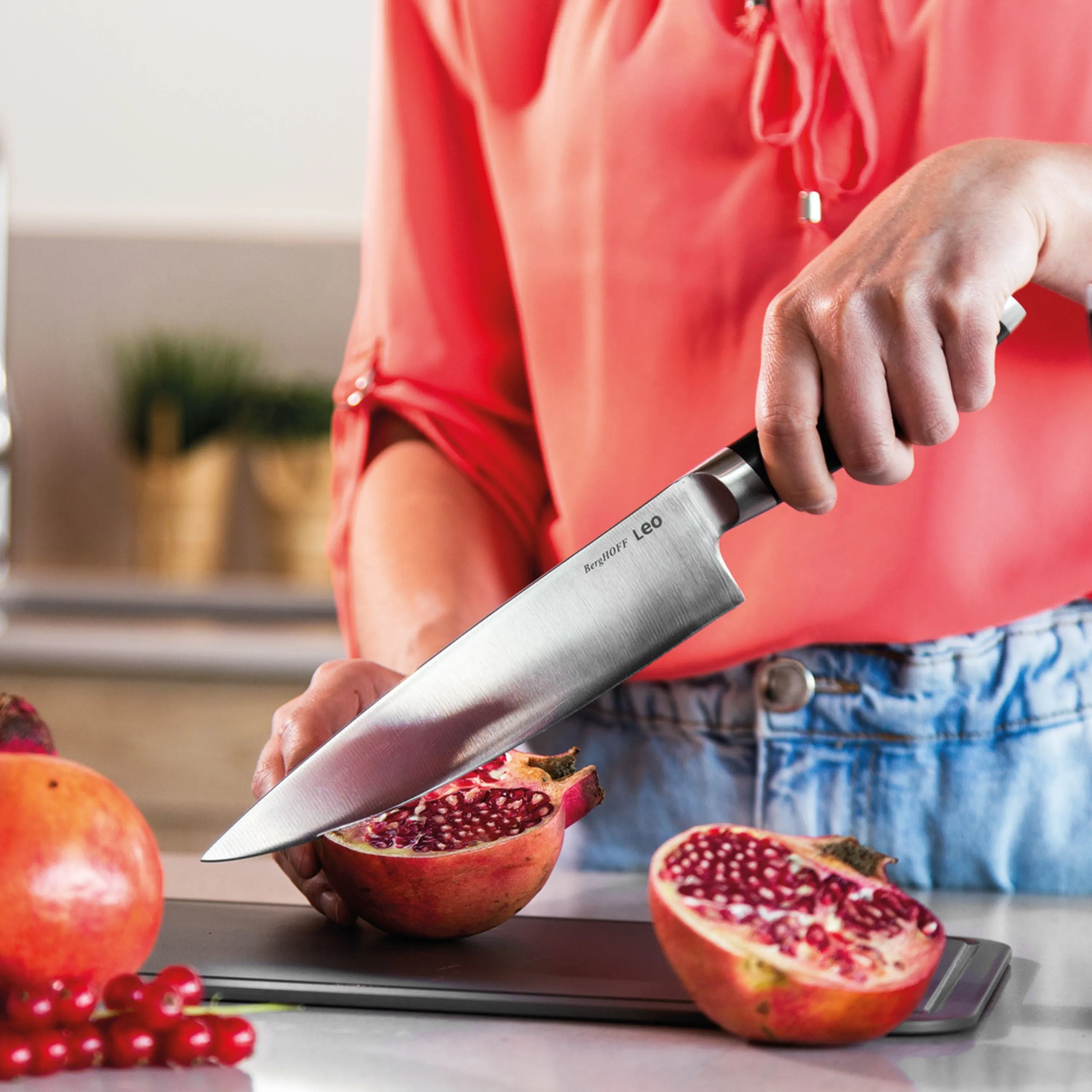 BergHOFF Leo Graphite Stainless Steel Chef's Knife 8"