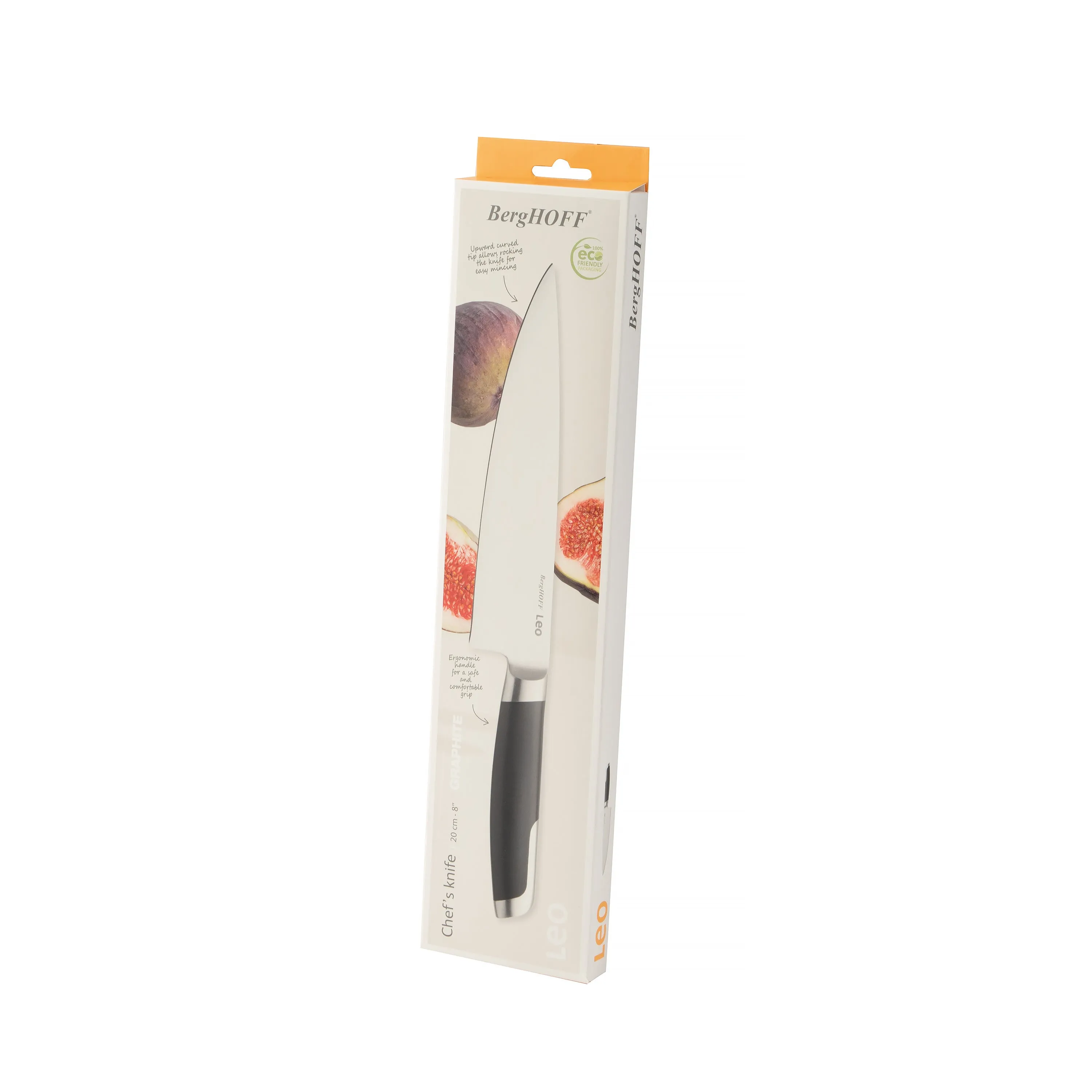 BergHOFF Leo Graphite Stainless Steel Chef's Knife 8"