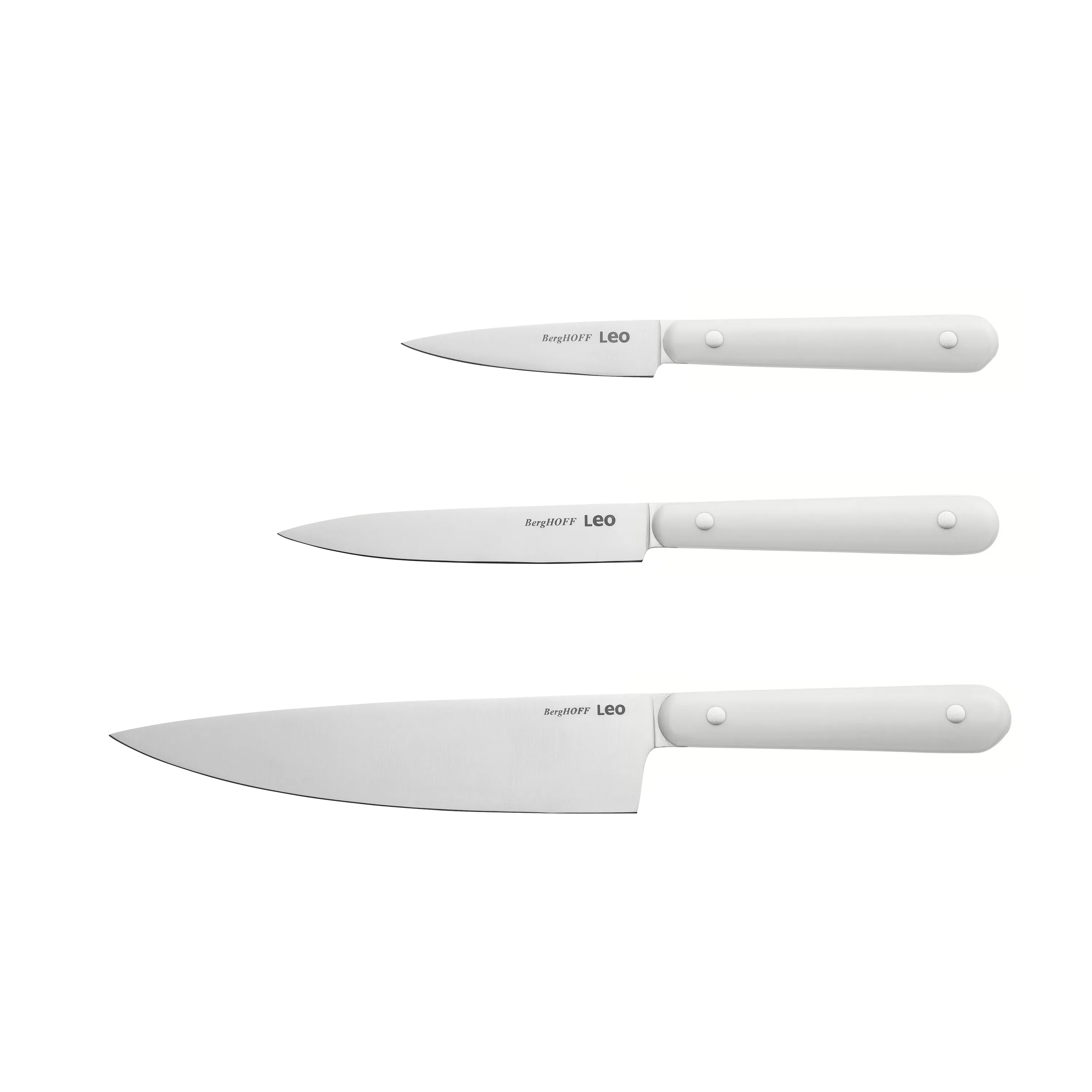 BergHOFF Leo Spirit Stainless Steel 3Pc Starter Knife Set
