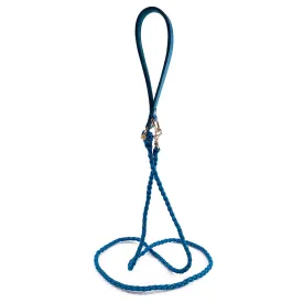 Beverly Bella Leather Dog Leash Caribbean
