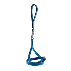 Beverly Classic Leather And Macrame Dog Leash Caribbean