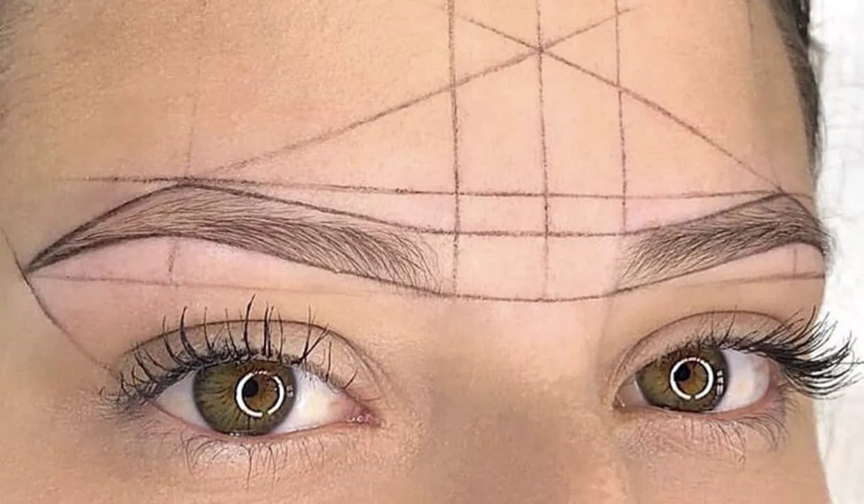BRAWNA 2 Pack Mapping String for Brow and Lip Measuring - Microblading Supplies - PMU Kit - Black and White