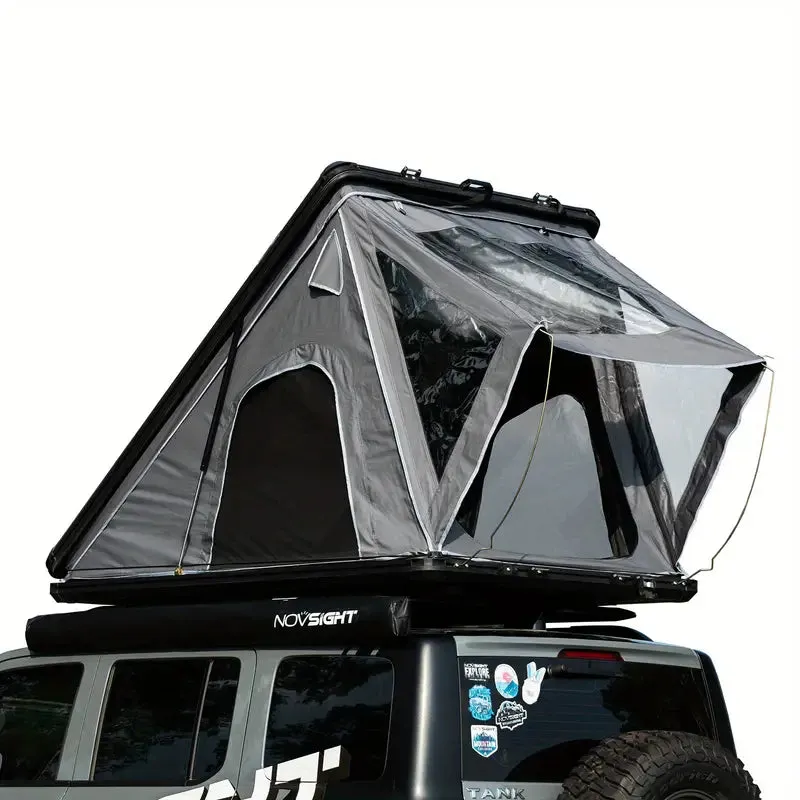 Car Roof Top Tent Flip Over Cozy Outdoor Fishing Camping Hiking Tent 2-3 Person