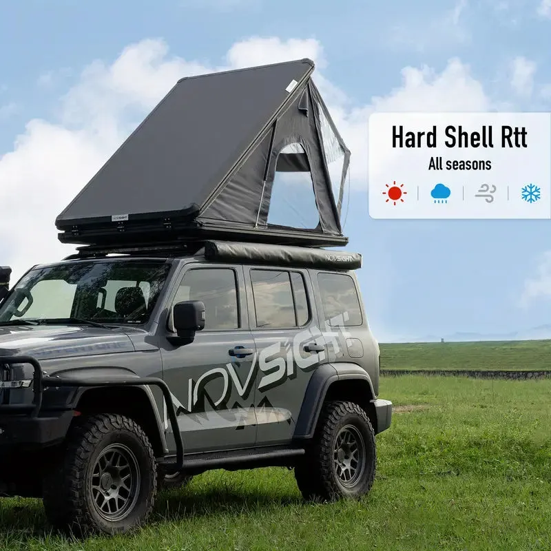 Car Roof Top Tent Flip Over Cozy Outdoor Fishing Camping Hiking Tent 2-3 Person