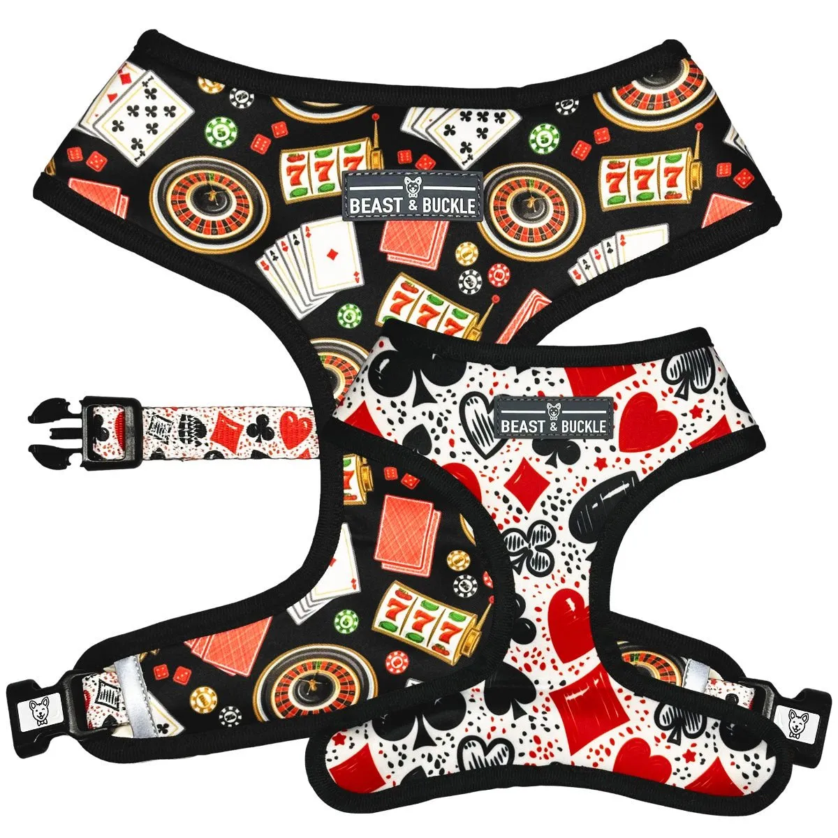 Casino Reversible Dog Harness 2.0 - CLEARANCE