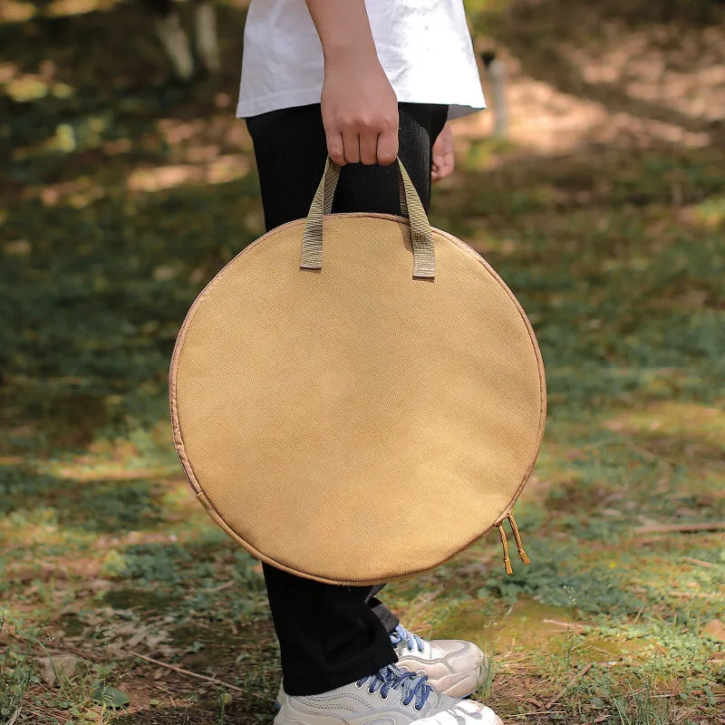 Cast Iron Outdoor Cookware Set with Storage Bag