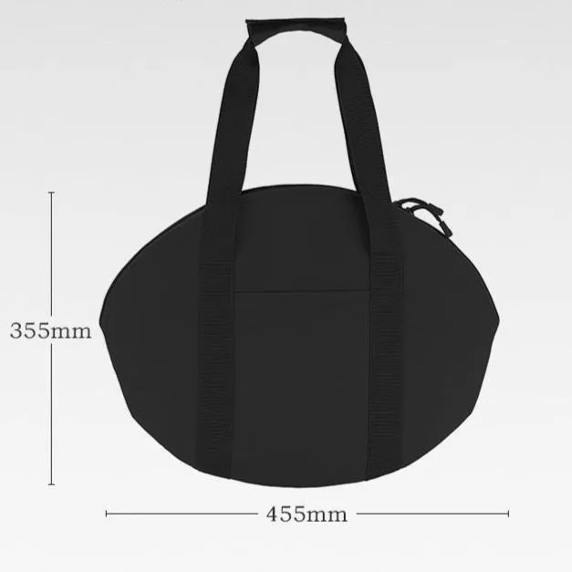 Cast Iron Outdoor Cookware Set with Storage Bag