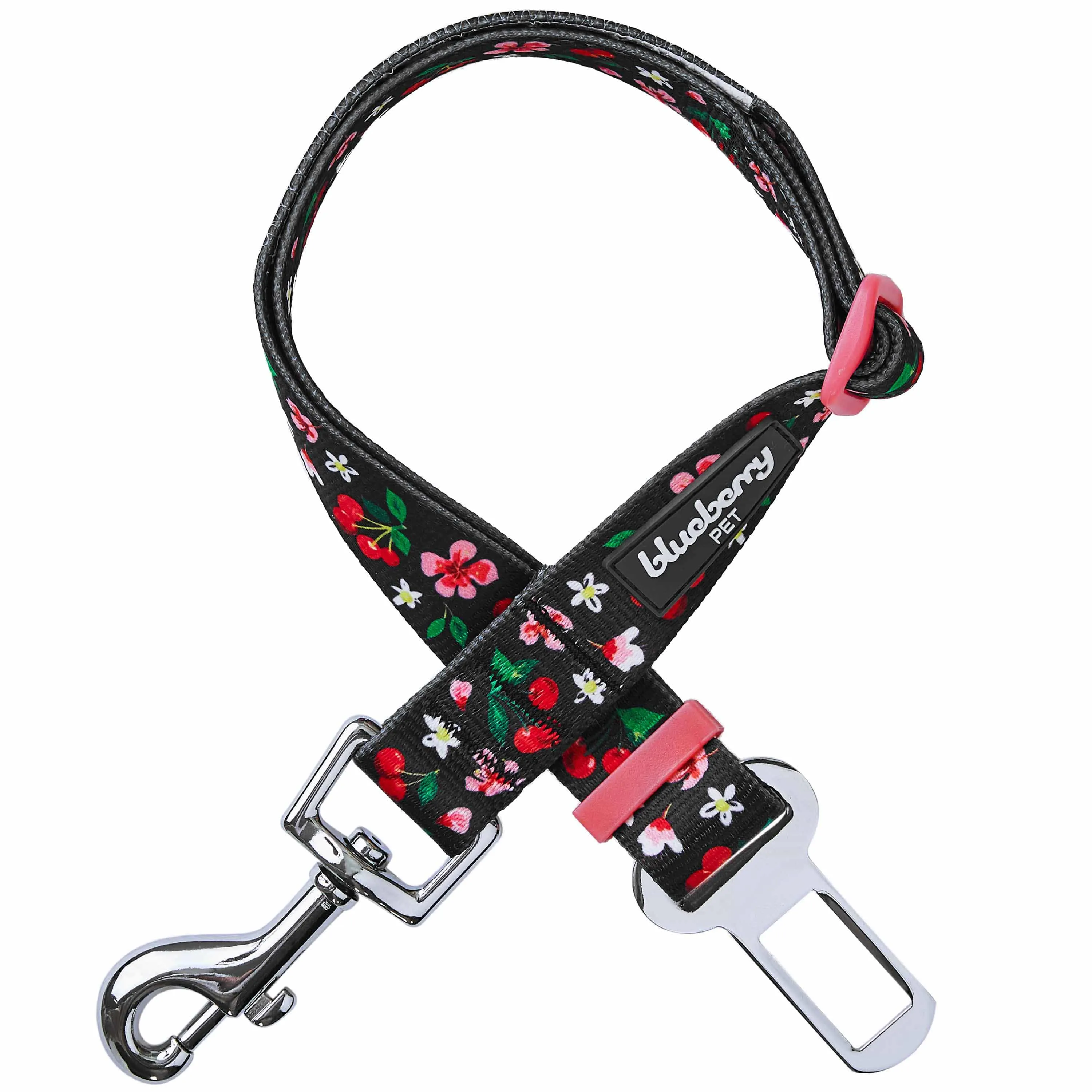 Cherry Blossom Dog Seat Belt Tether for Safe Travels