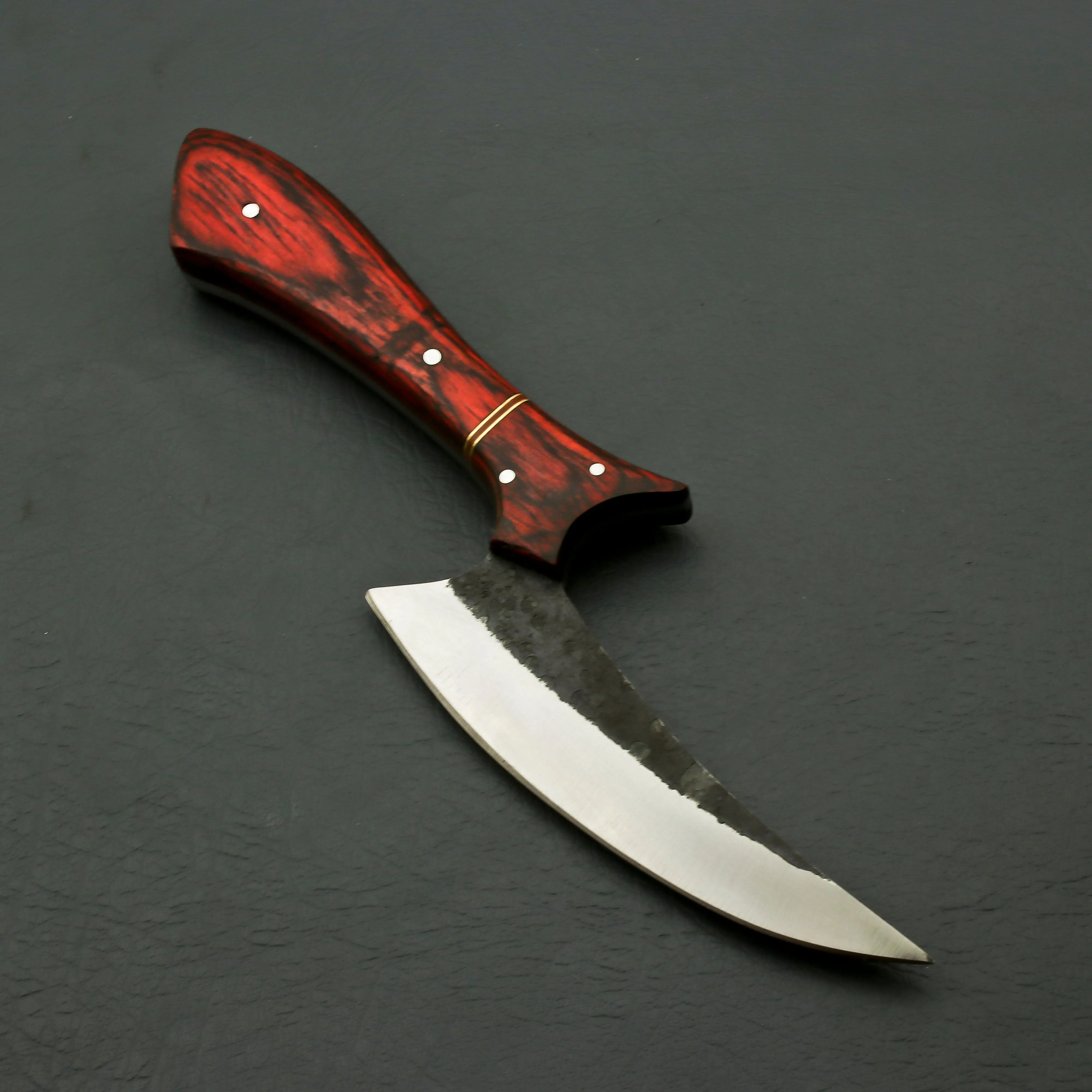 Custom Handmade High Carbon Steel Hunting Knife, Full Tang With Sheath