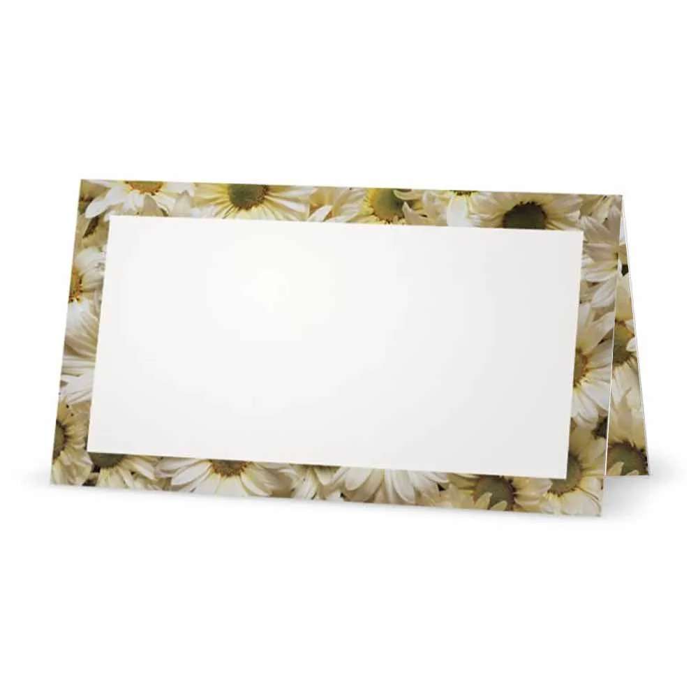 Daisies Place Cards - Tent Style