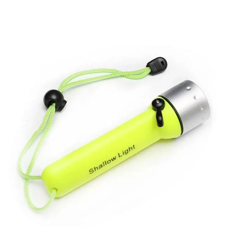 Diving Flashlight Super Bright 2000LM Q5 Waterproof Underwater Flash Deep Diving Snorkeling LED Diving Light Equipment