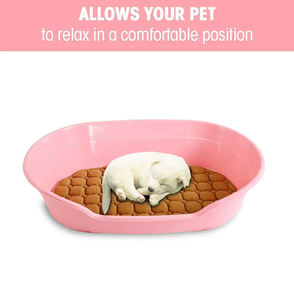 Durable Washable Plastic Pet Bed with Anti-skid Pad - YES4PETS