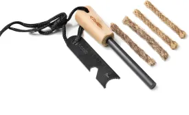Fire Starter Survival Tool,Ferro Rod Fire Starter Kit & Backpacking Multitool,Flint and Steel,Firestarter Survival,fire Steel