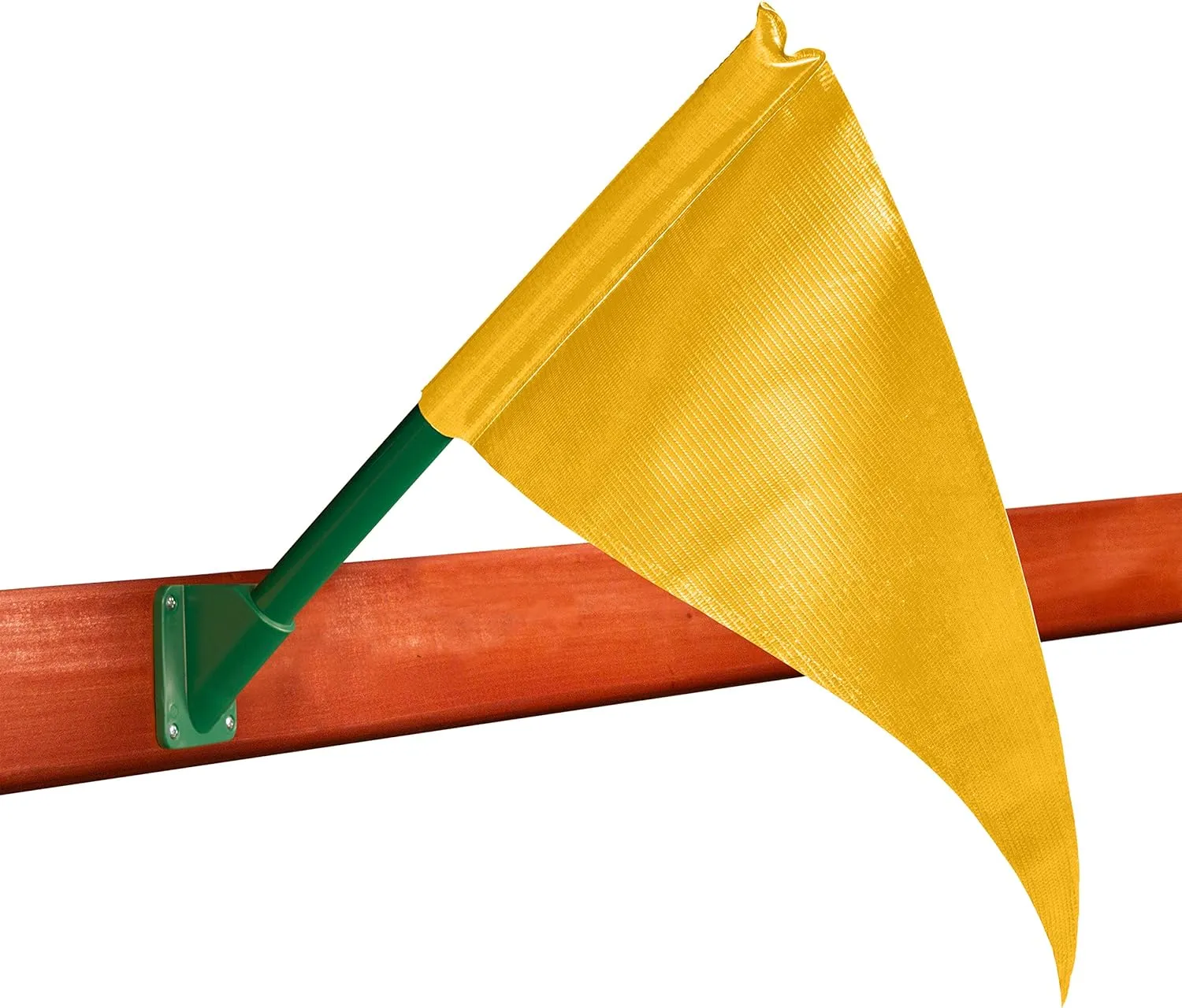 Gorilla Playsets 09-1014-Y Flag Kit & Base Playset Accessory with Flag Pole, Yellow