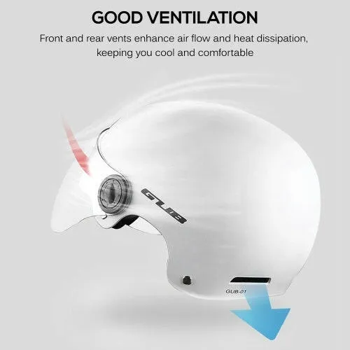 GUB Bicycle Helmet with Removable Goggles Commuting Cycling Bike Helmet
