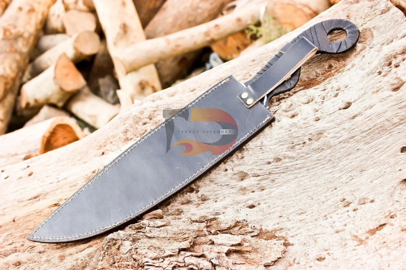 Handmade Stainless Steel Hunter Knife Destiny Dagger Forge BLOSSOM Pattern Steel Replica