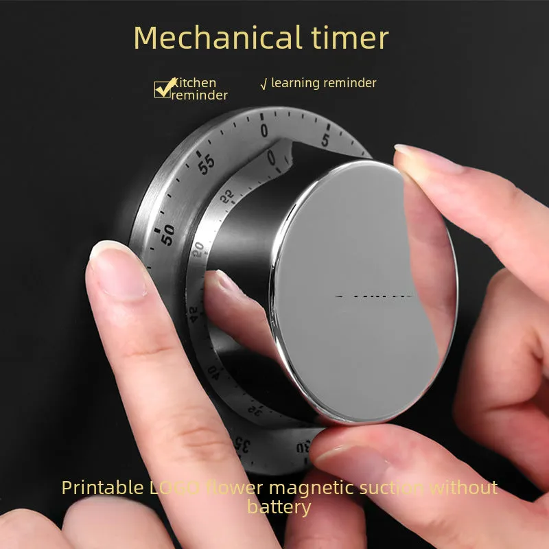Kitchen Magnetic Stainless Steel Countdown Timer