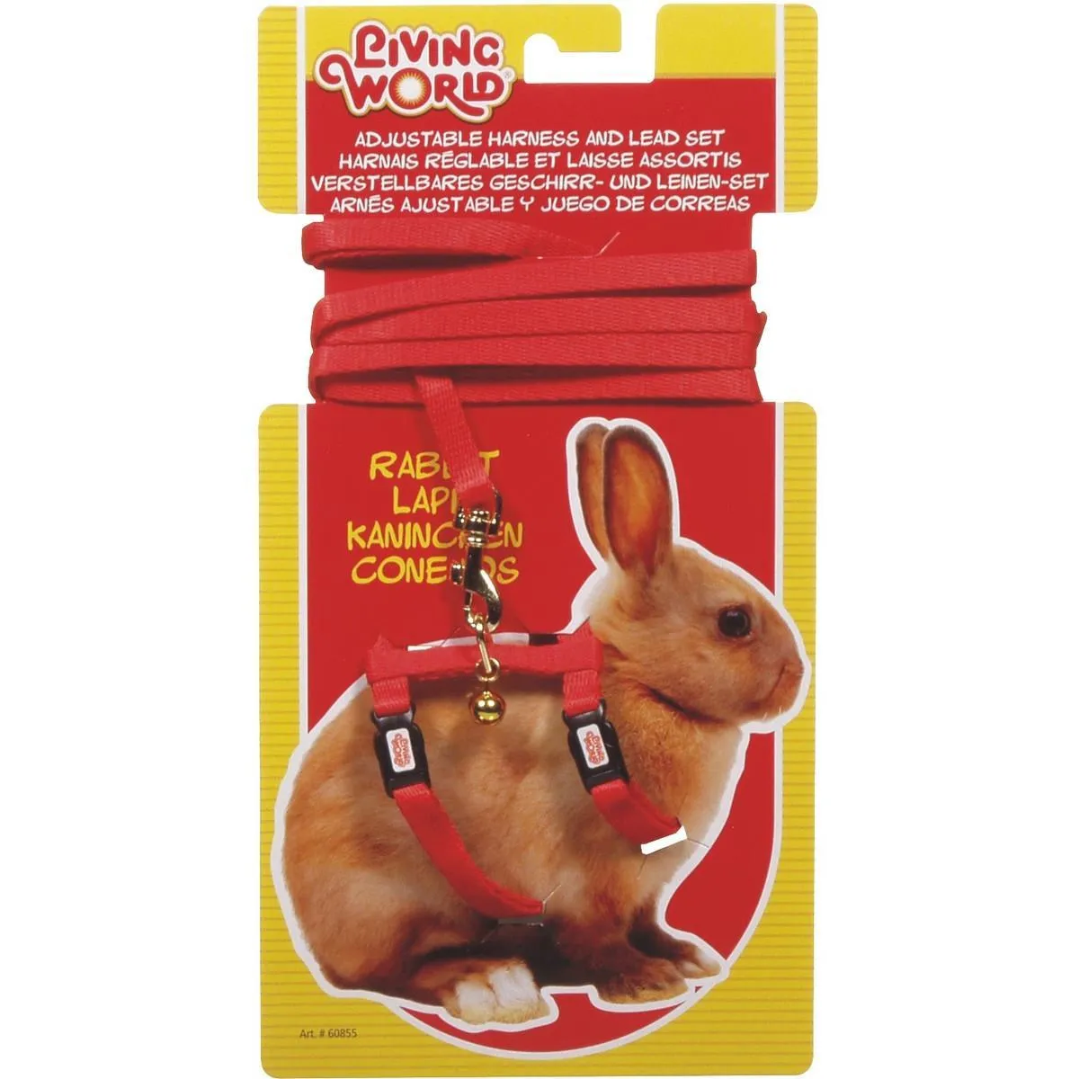 Living World Dwarf Rabbit Harness and Lead Set