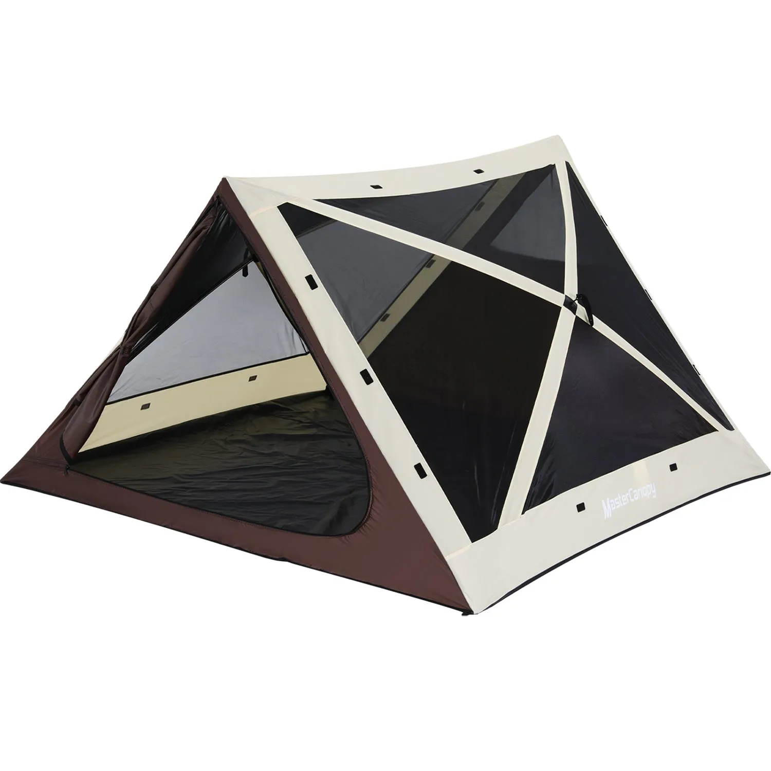 MASTERCANOPY 7x7 Portable Screen House Room Pop up Gazebo Outdoor Camping Tent