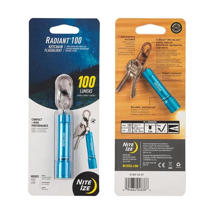 Nite Ize Radiant 100 Keychain Light