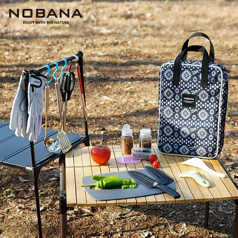 NOBANA Outdoor Camping Cookware Set With BBQ Gloves