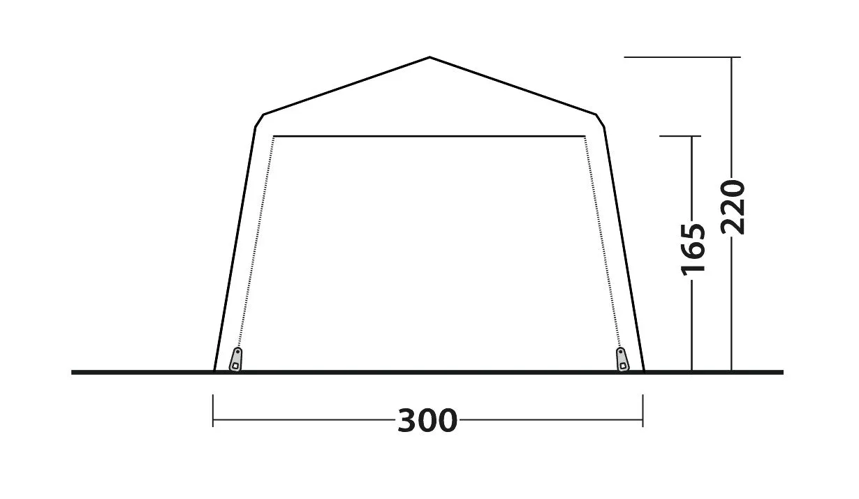 Outwell Fastlane 300 Event Shelter / gazebo / Tent 3m x 3m