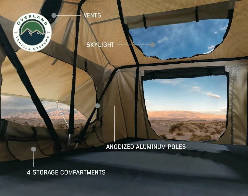 Overland Vehicle Systems (18119933) TMBK 3 Overlanding Rooftop Tent