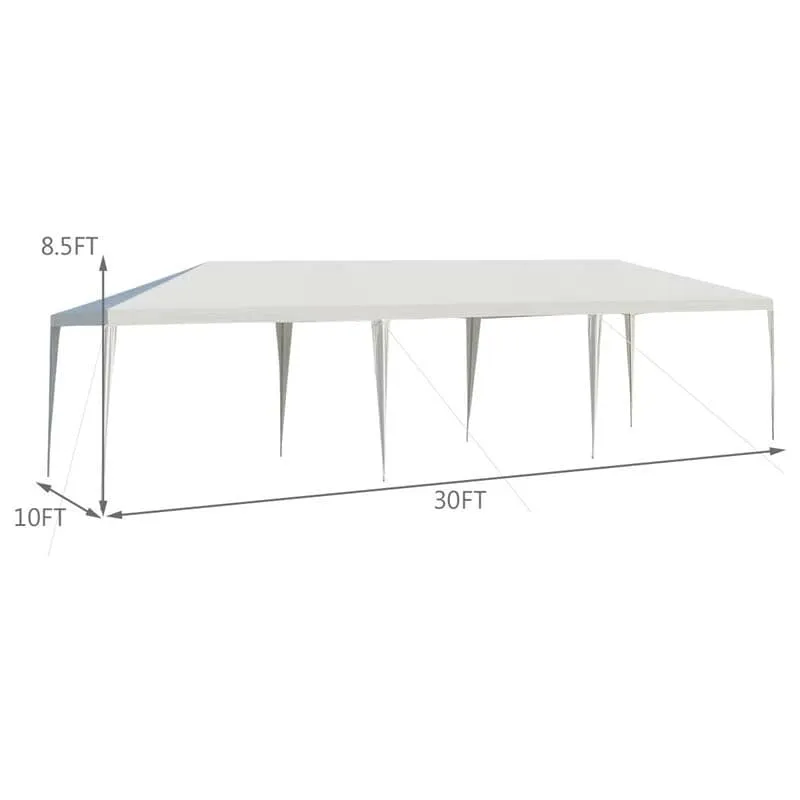 PulseMartix  10' x 30' Waterproof Gazebo Canopy Tent for Wedding & Party