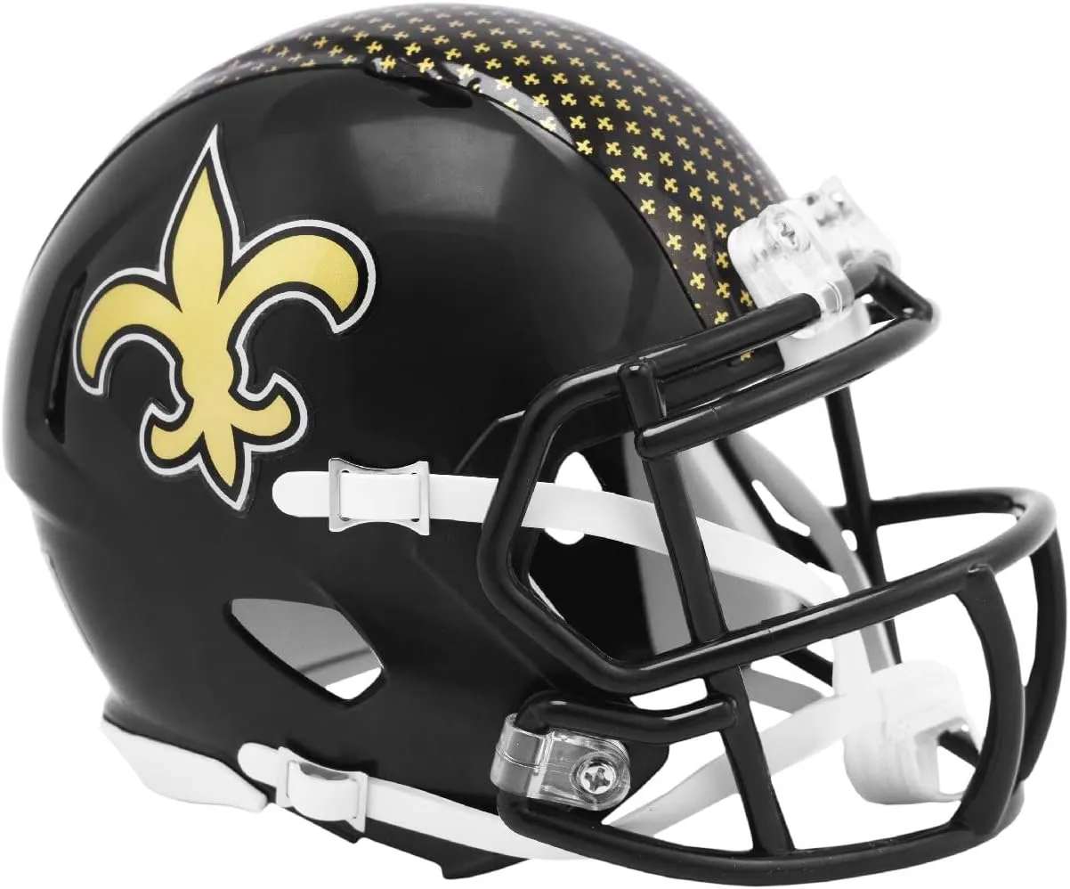 Riddell Mini Football Helmet ON-Field New Orleans Saints
