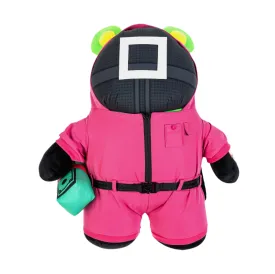 Sprayground Squid Game Soldier Bear Backpack - Pink