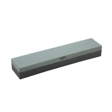 Winco SS1211 Sharpening Stone Dual Grit Fine Medium Grain 12x2.5x1.5 inches | Denson CFE